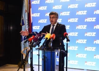 Zagreb: Andrej Plenkovi? obratio se medijima nakon sjednice Predsjednitva HDZ-a