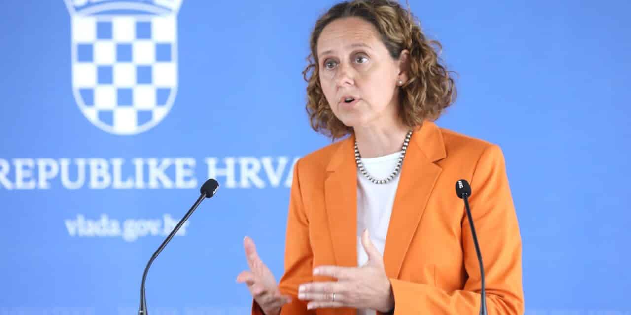 Zagreb: Ministrica Nina Obuljen Koržinek održala konferenciju za medije