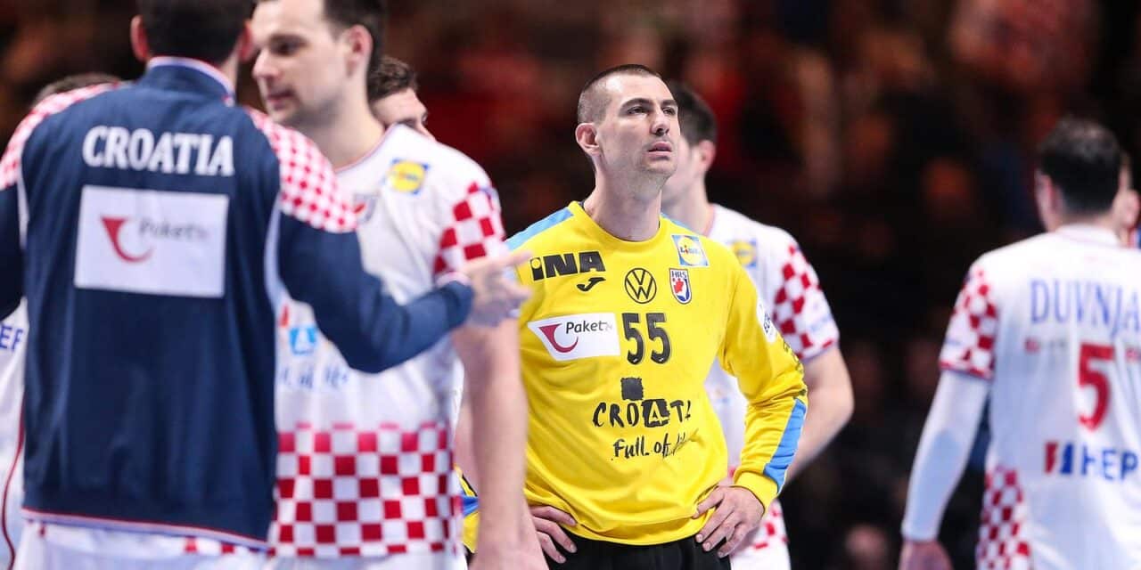 Stockholm: Tuga rukometaša Hrvatske nakon izgubljene utakmice u finalu rukometnog EP