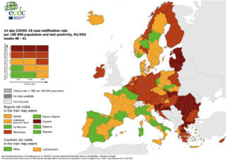 covid karta europe