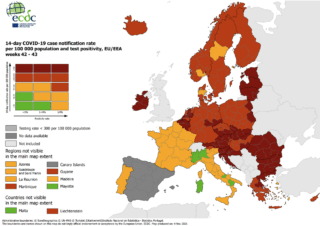 covid karta europe