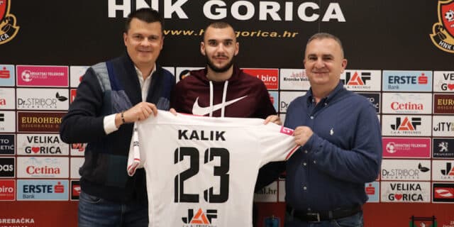 Kalik s predsjednikom Črnkom i sportskim direktorom Nikoličiusom