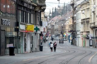 Prazne zagrebačke ulice na novogodišnje jutro