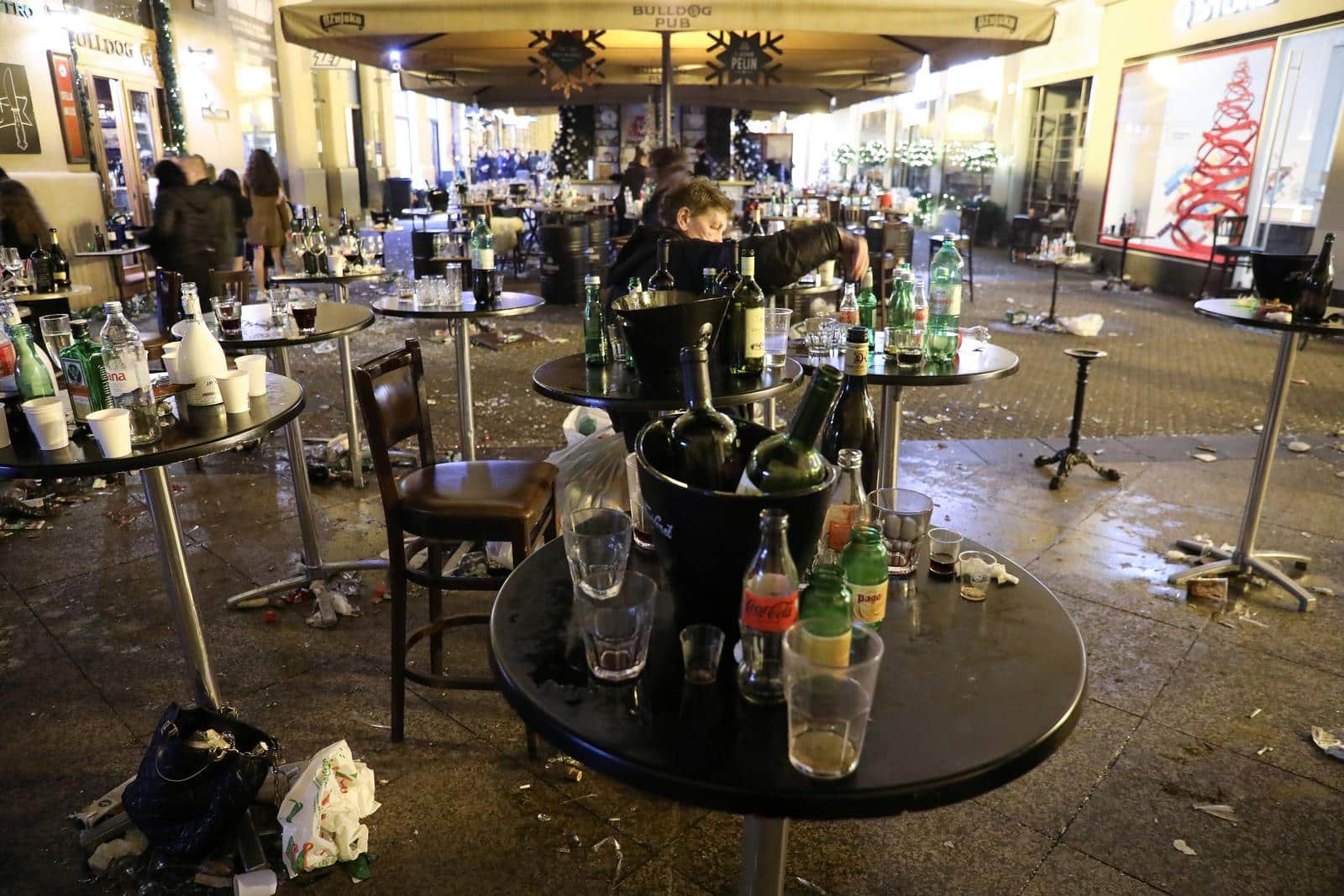 Zagreb: Sme?e na gradskim ulicama nakon proslave Nove godine