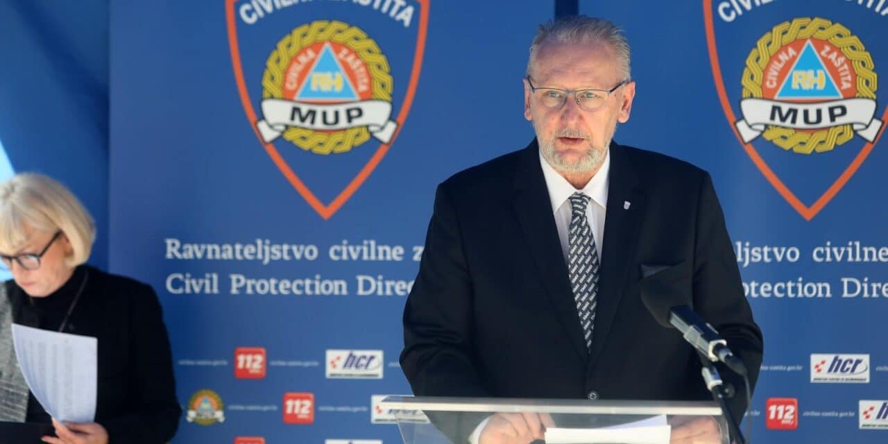 Nacionalni stozer civilne zastite odrzao je redovnu konferenciju