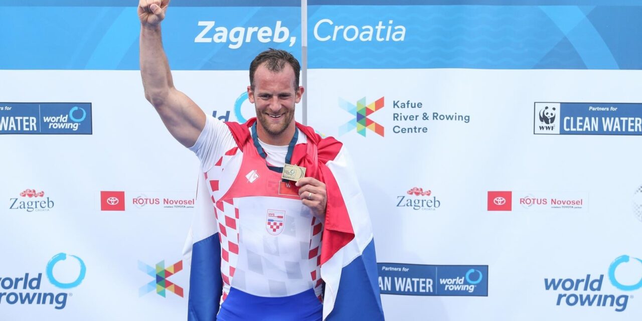 Zagreb: Damir Martin osvojio broncu u finalu Svjetskog veslačkog kupa na Jarunu