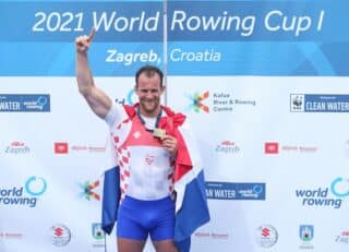 Zagreb: Damir Martin osvojio broncu u finalu Svjetskog veslačkog kupa na Jarunu