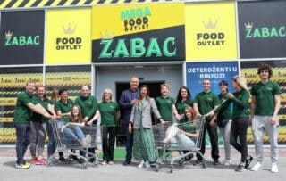 Zagreb: Otvoren prvi Mega žabac Food Outlet