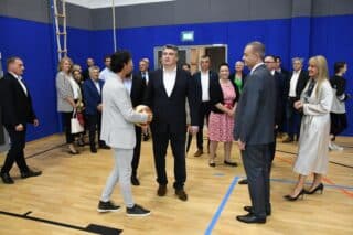 Koprivnica: Predsjednik Milanovića na otvorenju nove Osnovne škole Podolice