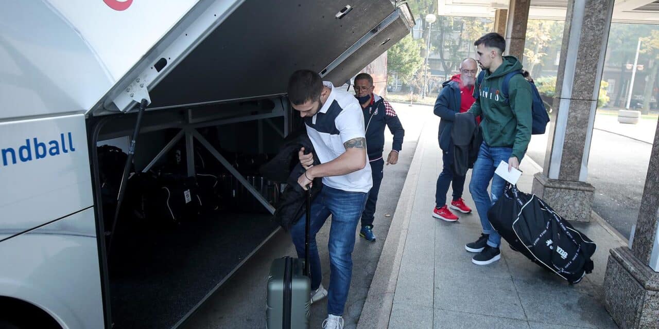 Zagreb: Okupljanje Hrvatske muške rukometne reprezentacije u Westinu