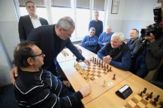 Zagreb: Gradonačelnik Bandić otvorio tradicionalni novogodišnji šahovski turnir