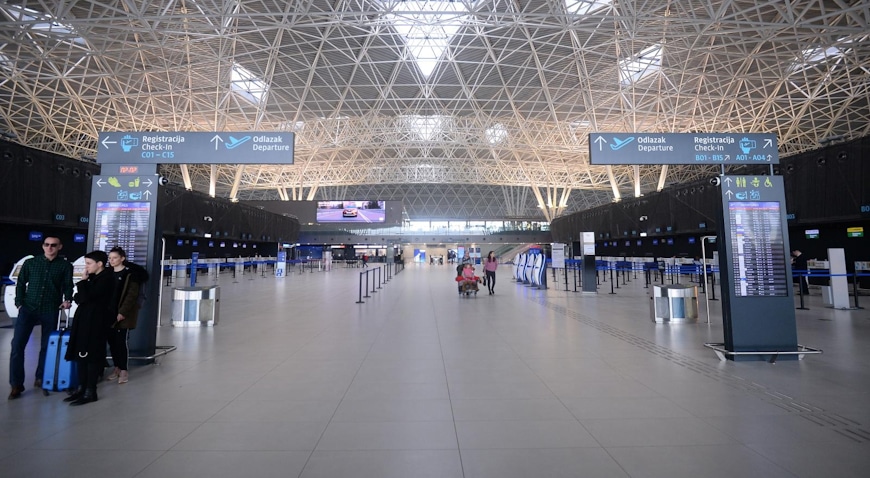 Mjere opreza zbog koronavirusa u Zračnoj luci Franjo Tuđman