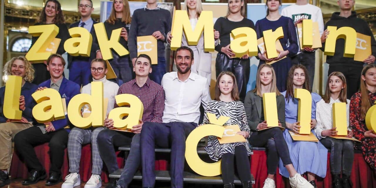 Zagreb: Marin Čilić dodijelio 20 stipendija talentiranim mladim glazbenicima i sportašima