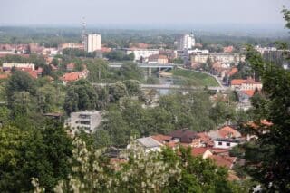Pogled na Grad Karlovac sa Dubovca