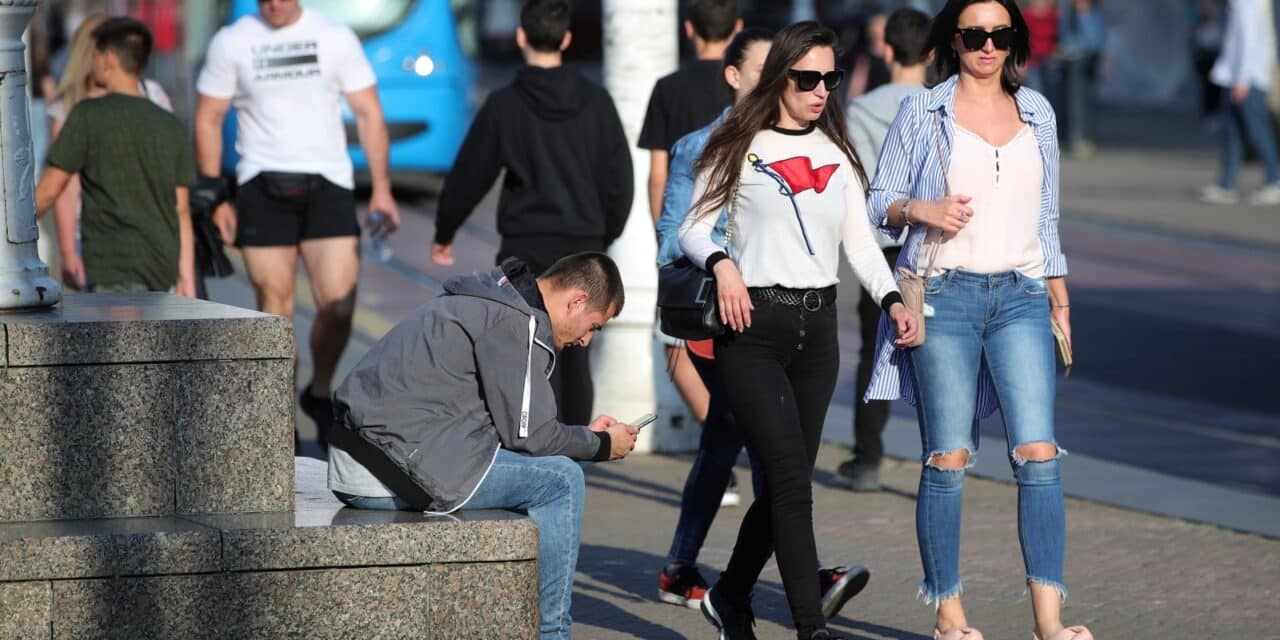Sunčano popodne u zagrebu