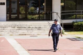Tijekom jutra na Županijski sud u Splitu stigla dojava o bombi