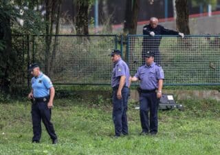 Zagreb: Policija pored jezera u Brezovici gdje je ubojica pocinio samoubojstvo