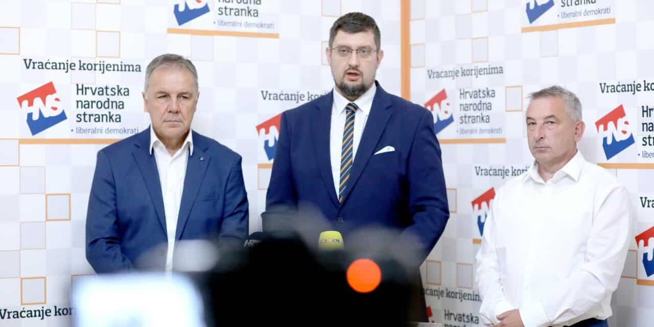 Zagreb: Konferencija HNS-a povodom predstavljanja stranačkih mjera za očuvanje standarda građana