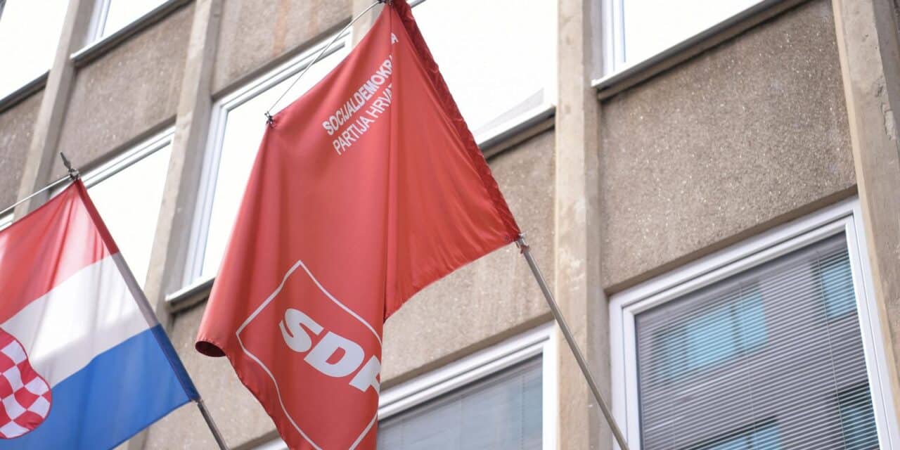 Zagreb: Sjedište SDP-a na Iblerovom trgu