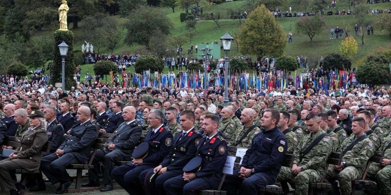 30. hodočašće Hrvatske vojske, policije i hrvatskih branitelja u Mariju Bistricu