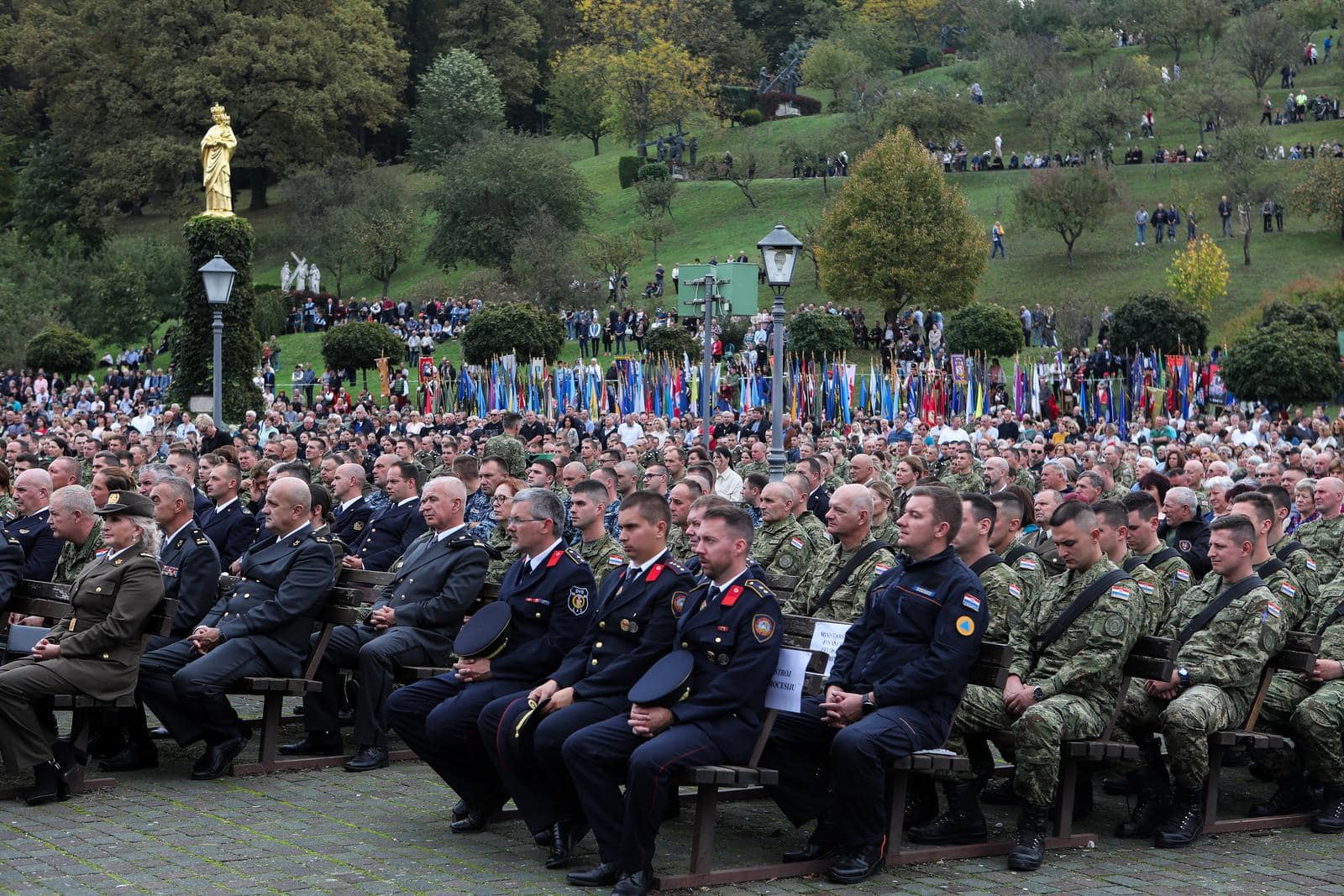30. hodočašće Hrvatske vojske, policije i hrvatskih branitelja u Mariju Bistricu