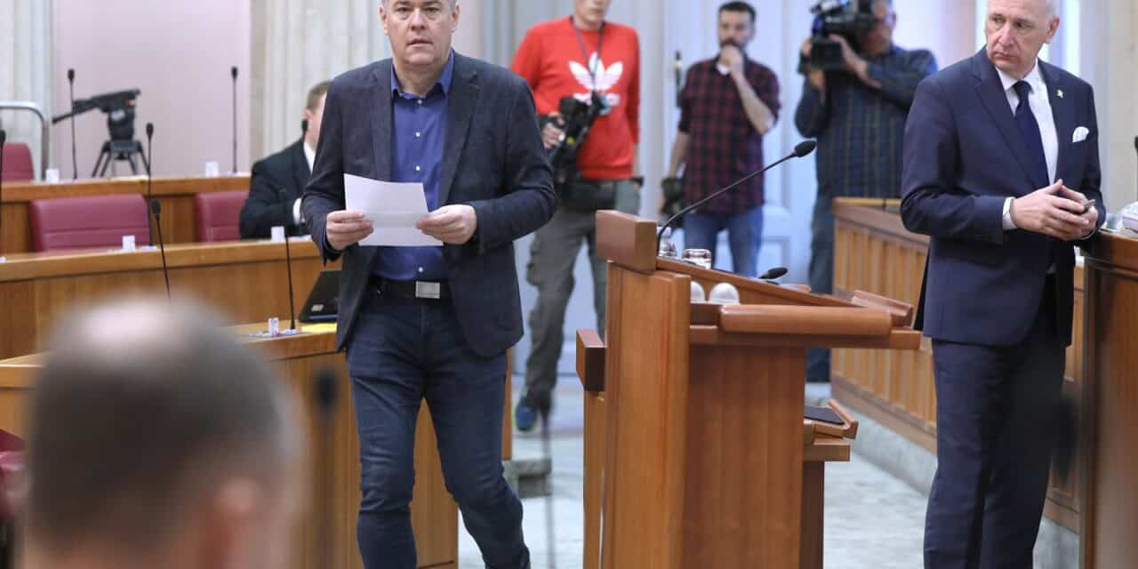 Zagreb: Sabor raspravlja o amandmanima za rebalans proračuna