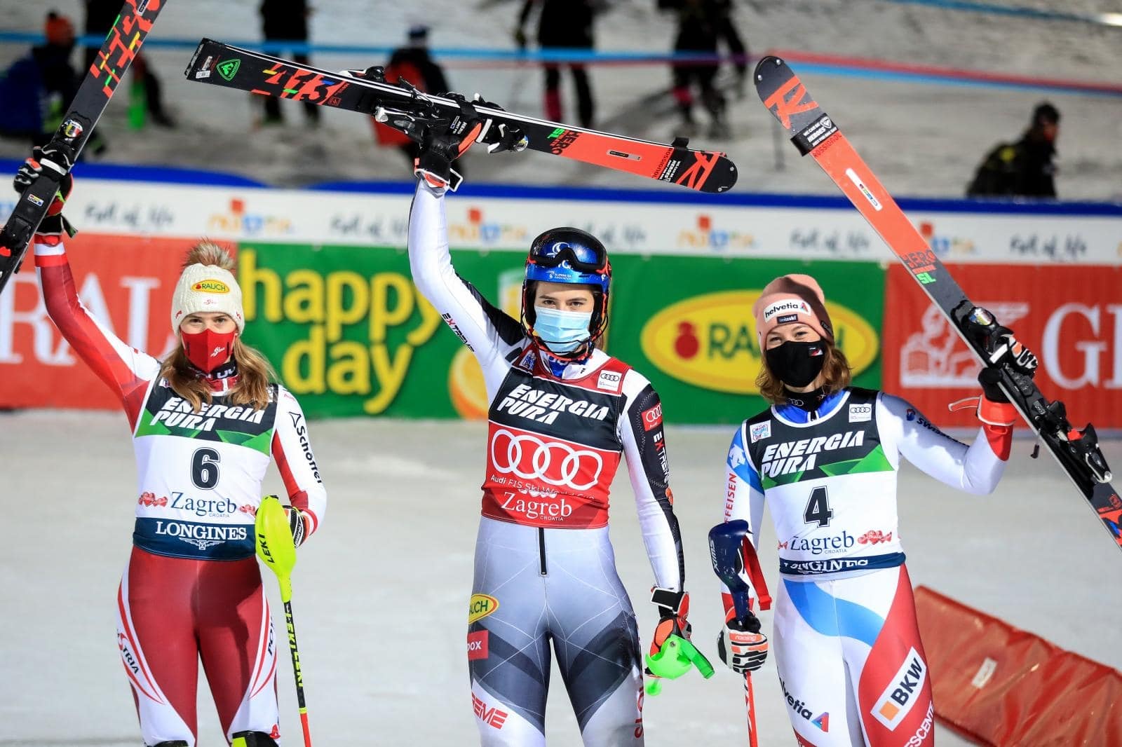 Zagreb: Druga vožnja ženskog slaloma Audi FIS Svjetskog skijaškog kupa