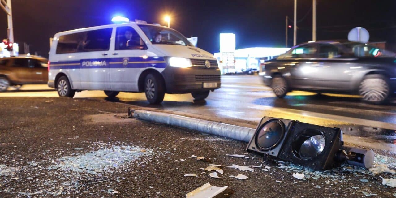 Prometna nesreća na križanju Branimirove ulice i Zagrebačke ceste u Sesvetama
