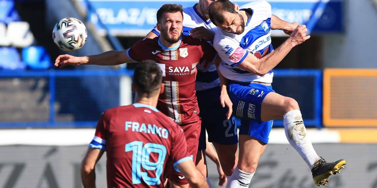 Osijek i Rijeka sastali se u četvrtfinalu Hrvatskog nogometnog kupa