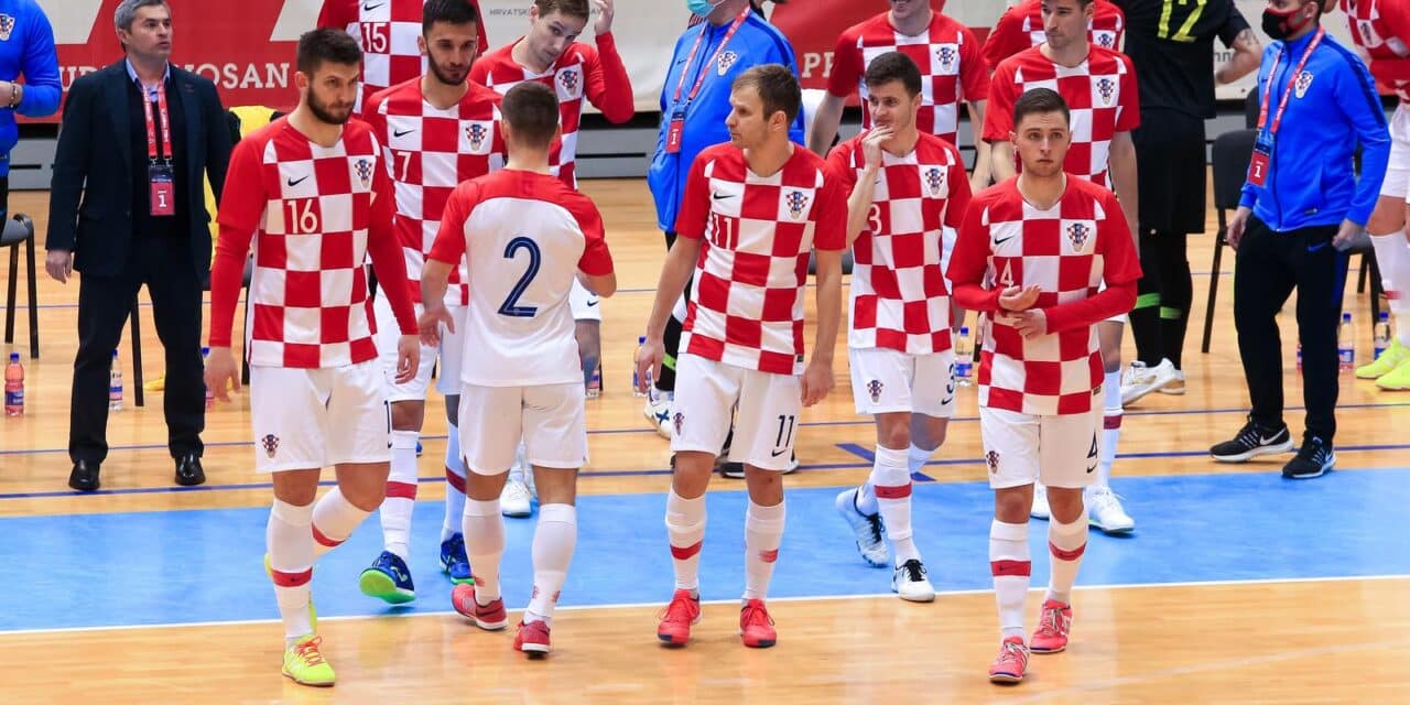 Osijek: Hrvatska futsal reprezentacija protiv Ukrajine za odlazak na EP