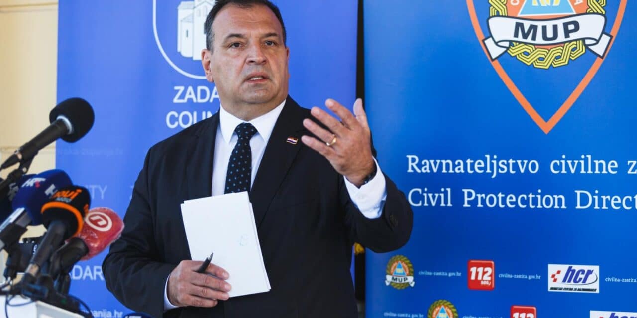 Ministar Beroš na konferenciji Stožera civilne zaštite Zadarske županije