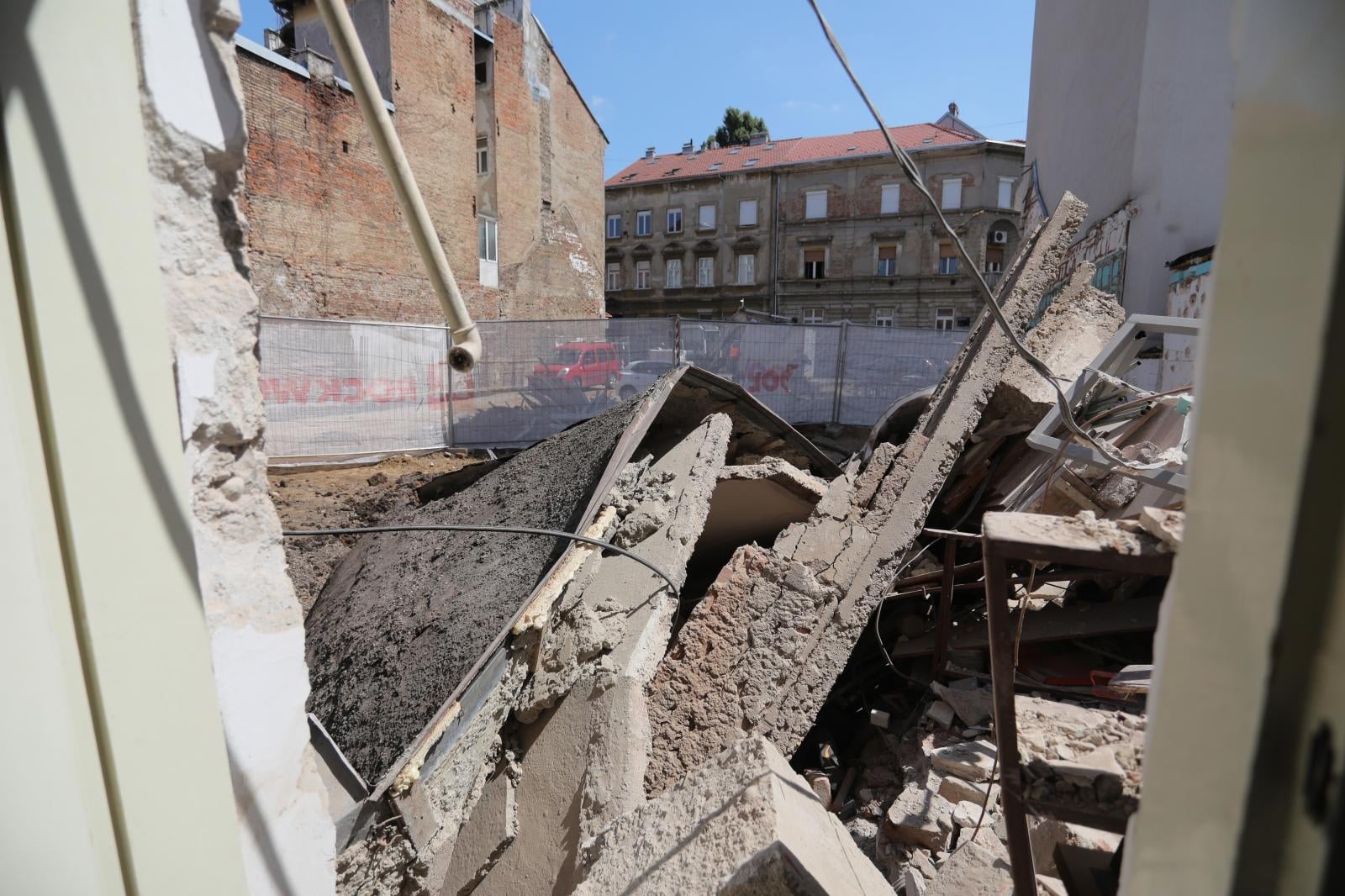 U Medulićevoj ulici urušio se dio zgrade