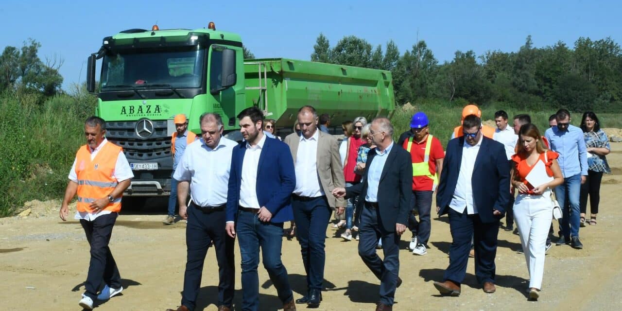 Župan Celjak obišao radove na autocesti Zagreb-Sisak