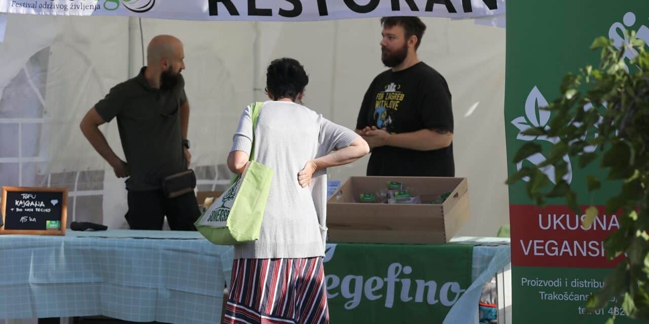 Zagreb: Na Trgu bana Jelačića počeo dvodnevni 13. ZeGeVege festival