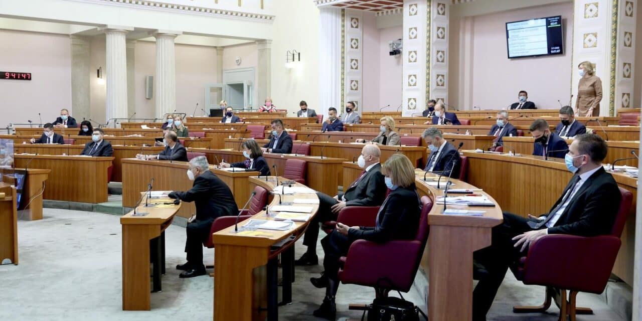 Zagreb: Četvrta sjednica Hrvatskoga sabora počela je utvrđivanjem dnevnoga reda