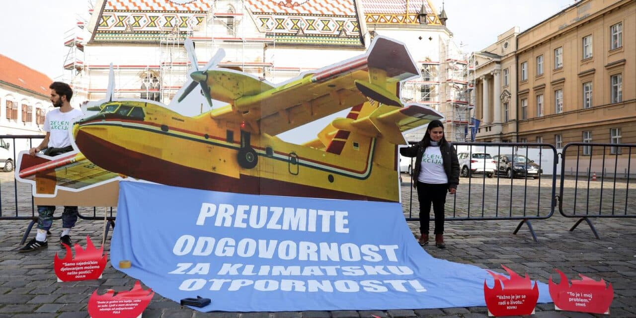 Zagreb: Zelena akcija od Vlade traži hitno donošenje Akcijskog plana za provedbu Strategije prilagodbe klimatskim promjenama za idućih pet godina