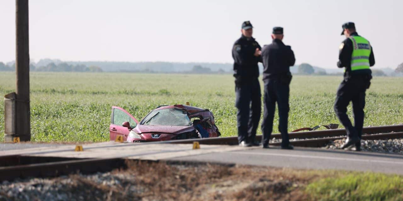 Osijek: U naletu vlaka na automobil poginula jedna osoba