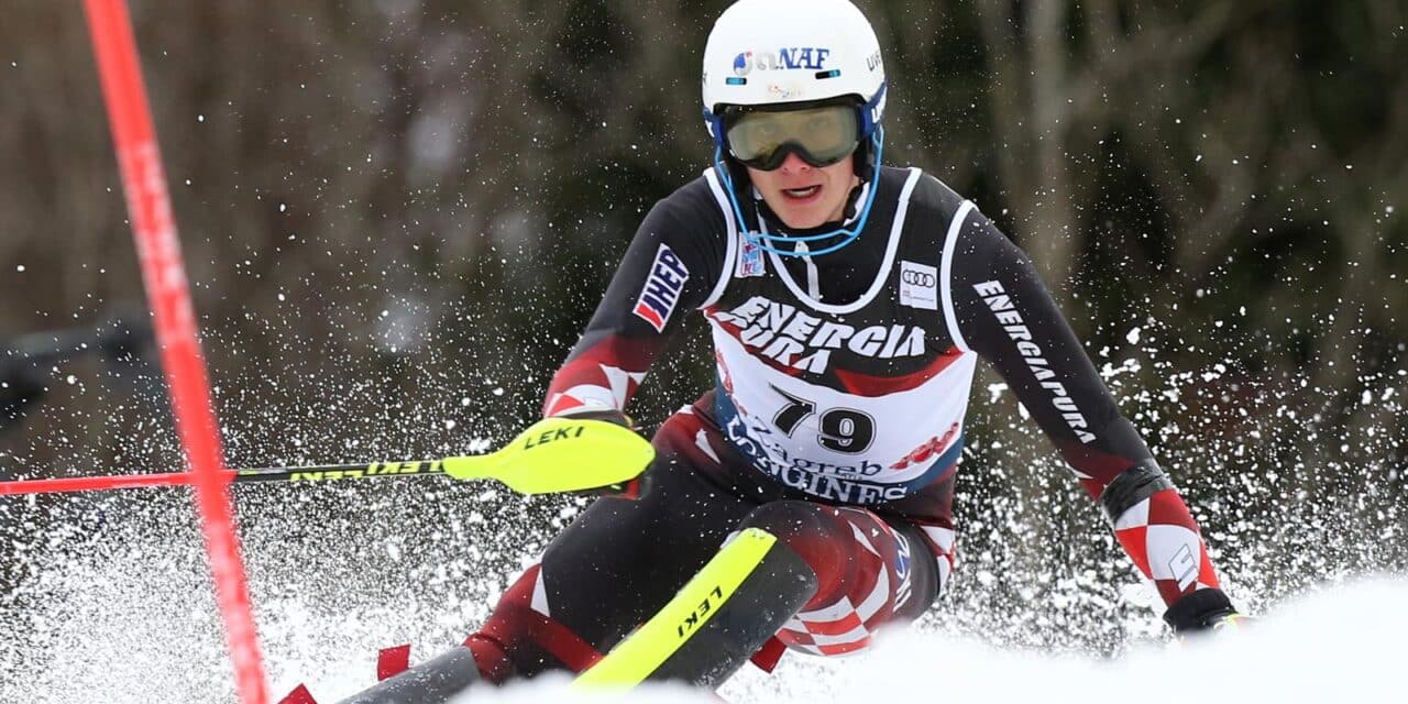 Zagreb: Prva vo�nja mu�kog slaloma Snow Queen Trophy 2018.