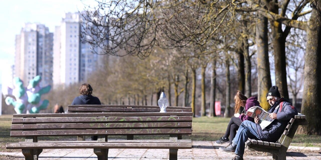 Zagrepčani uživaju na proljetnih 17 stupnjeva šetajući savskim nasipom