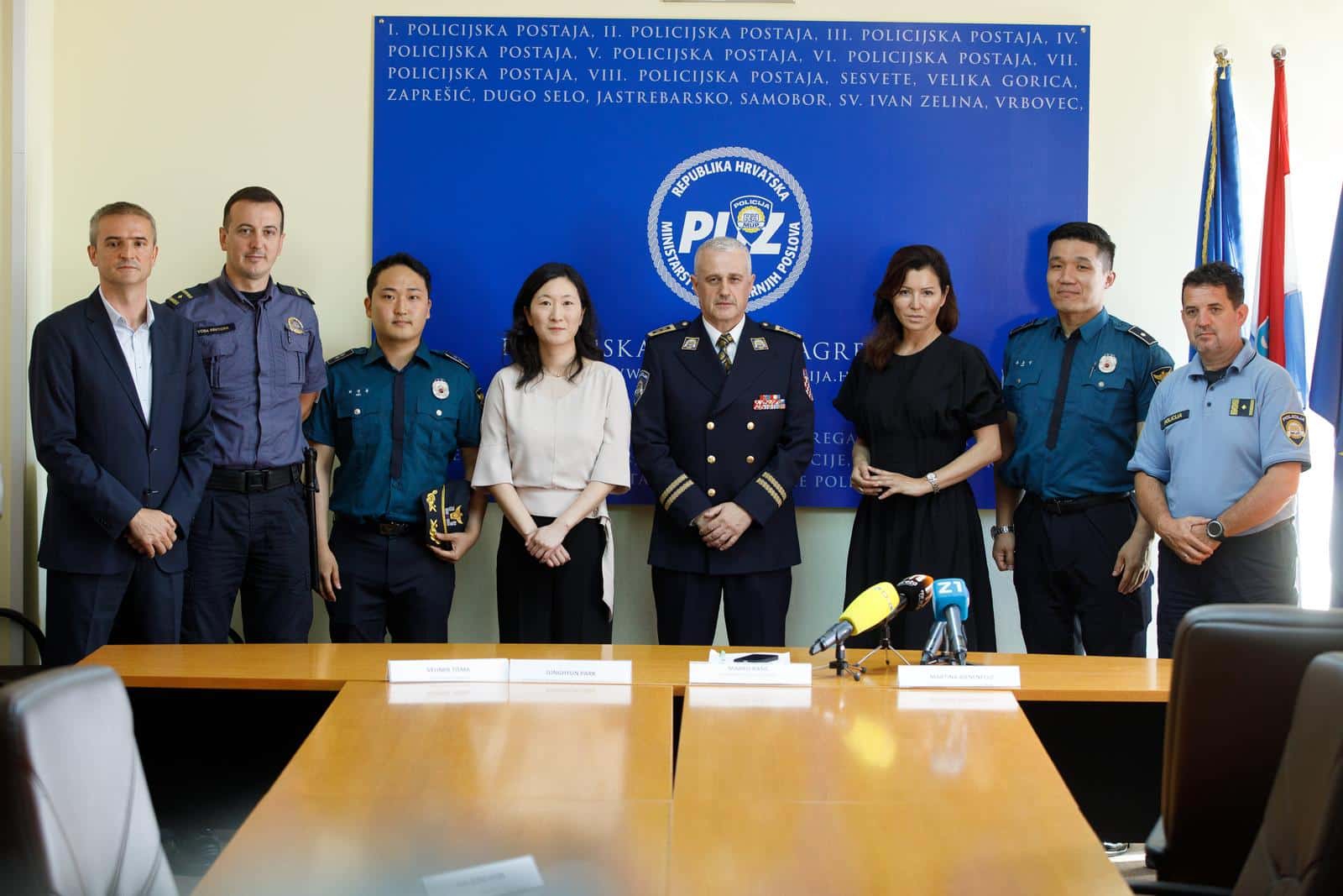 Zagreb: PUZ predstavila projekt Sigurna turistička destinacija 2022. s policajcima iz Koreje
