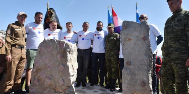 Dinara: Svečano otkrivanje Spomenika Domovini na 1656 metara nadmorske visine