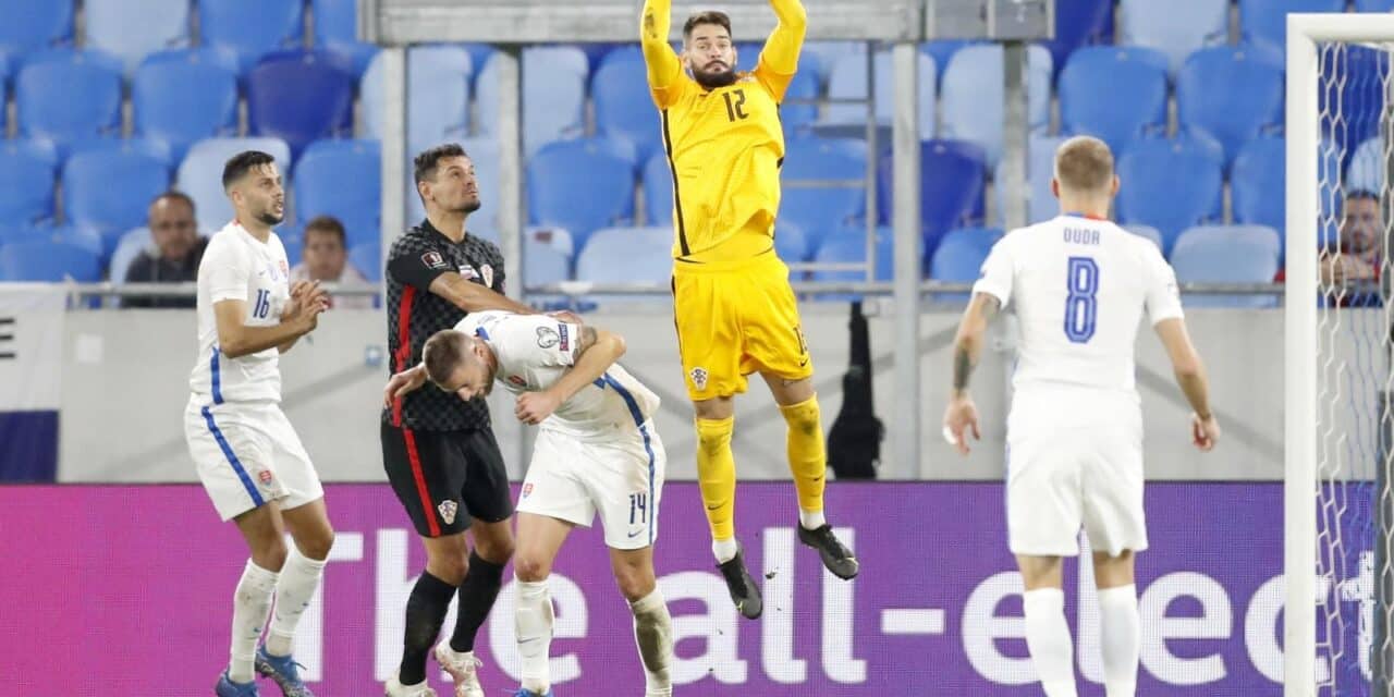 Bratislava: Sraz Slovačke i Hrvatske u kvalifikacijskom susretu za nogometni SP 2022.