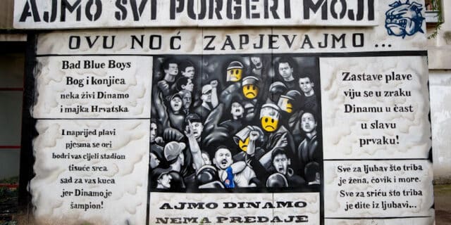 Zagreb: Murali i grafiti Bad Blue Boysa posvećeni Dinamu