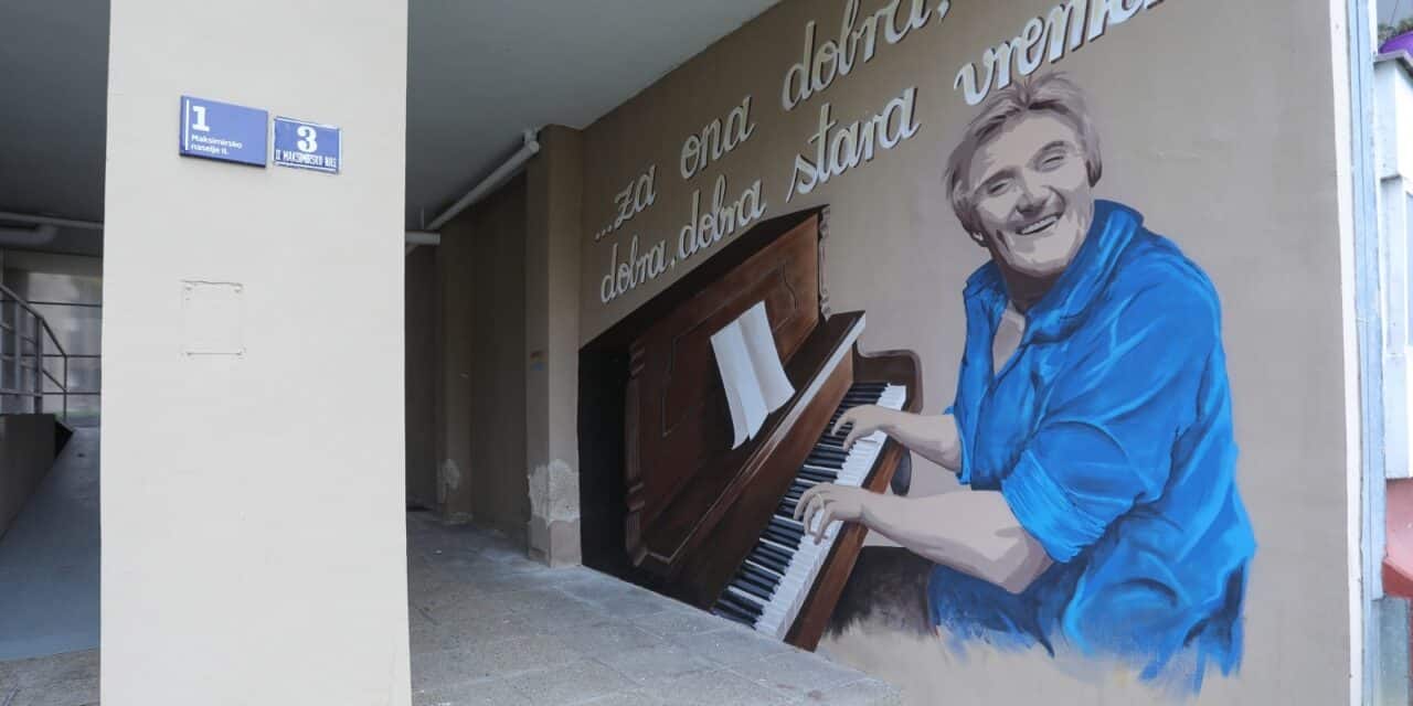 Zagreb: Mural posvećen Rajku Dujmiću