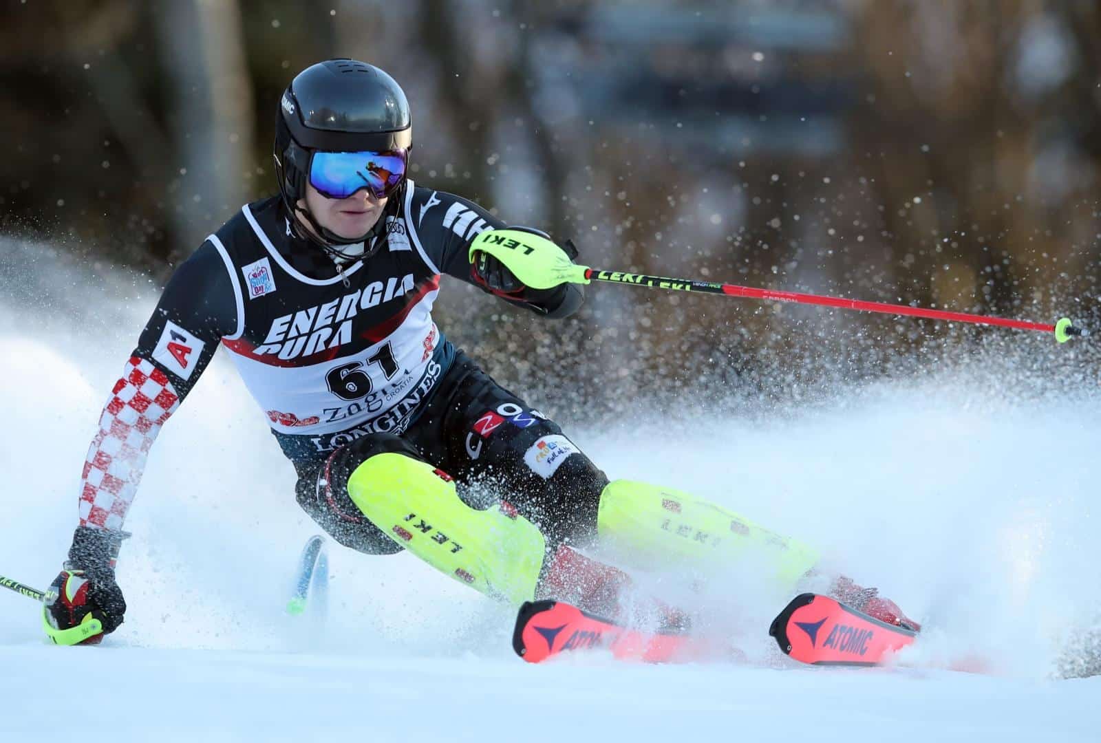 Zagreb: Prva vožnja muškog slaloma Audi FIS Svjetskog skijaškog kupa Snow Queen Trophy