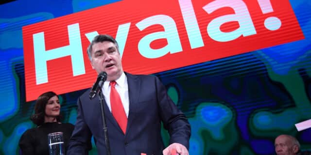 Zagreb: Novi hrvatski predsjednik, Zoran Milanović, održao govor