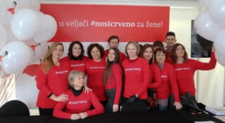 Zagreb: Drugu godinu zaredom organizirana akcija “Dan crvenih haljina”