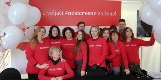 Zagreb: Drugu godinu zaredom organizirana akcija “Dan crvenih haljina”