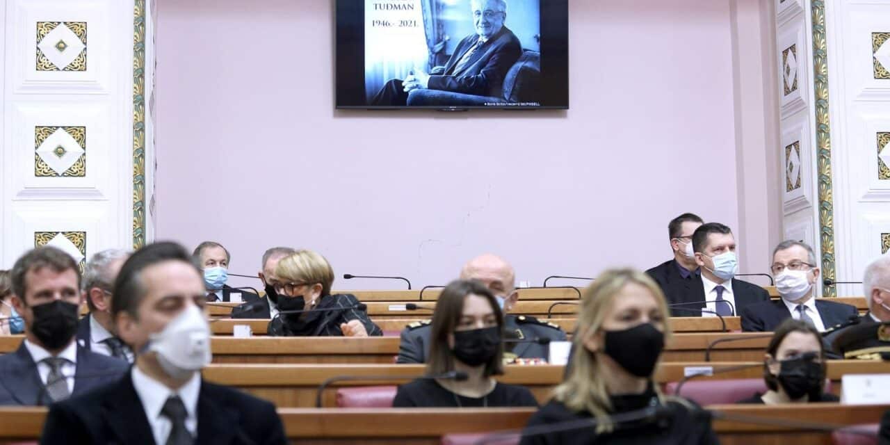 Zagreb: U Saboru održana komemoracija za Miroslava Tuđmana
