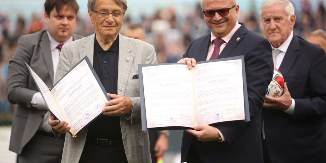Miroslav Ćiro Blažević dobio je ključeve i povelju grada Travnika